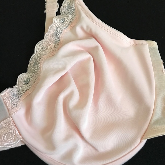 BREEZIES Lace Bra Pink Blush Underwire UltimAir Women’s Plus Size 44DD Size 44E - Picture 3 of 16